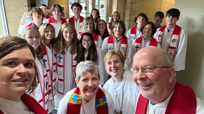 Zion Confirmation Group Selfie - Zion Anoka